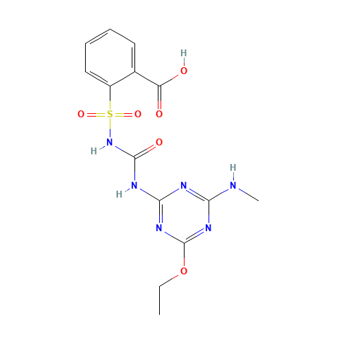 Ethametsulfuron (CAS: 111353-84-5) - Chemical Structure and Molecular Formula 