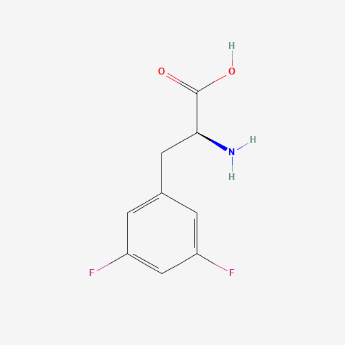 L-3,5-DIFLUOROPHE (CAS: 31105-91-6) - Chemical Structure and Molecular Formula 