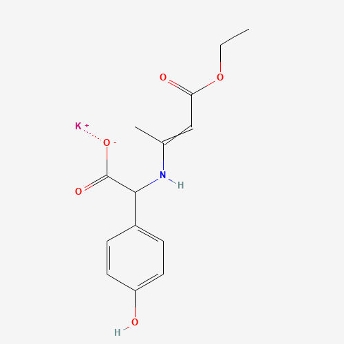Potassium (R)-((3-ethoxy-1-methyl-3-oxoprop-1-enyl)amino)(4-hydroxyphenyl)acetate (CAS: 57938-86-0) - Related Chemical Product