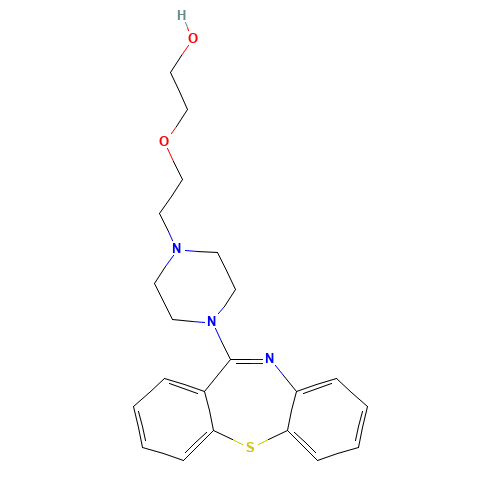 2-[2-(4-Dibenzo[b,f][1,4]thiazepin-11-yl-1-piperazinyl)ethoxy]-ethanol (CAS: 111974-69-7) - Related Chemical Product