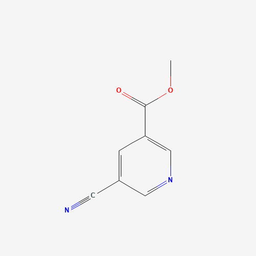 5-CYANO-3-PYRIDINECARBOXYLIC ACID METHYL ESTER (CAS: 106726-82-3) - Chemical Structure and Molecular Formula 