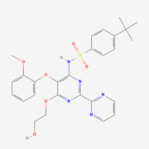 Bosentan (CAS: 147536-97-8) - Chemical Structure and Molecular Formula 