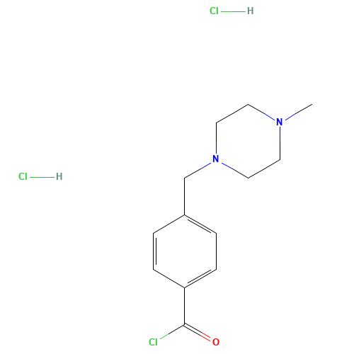 4-(4-Methylpiperazinylmethyl)benzoyl chloride dihydrochloride (CAS: 106261-64-7) - Related Chemical Product