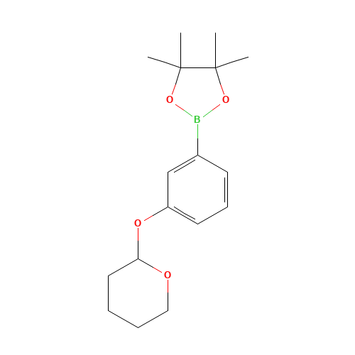 3-(TETRAHYDRO-2H-PYRAN-2-YLOXY)PHENYLBORONIC ACID PINACOL ESTER (CAS: 850568-69-3) - Related Chemical Product