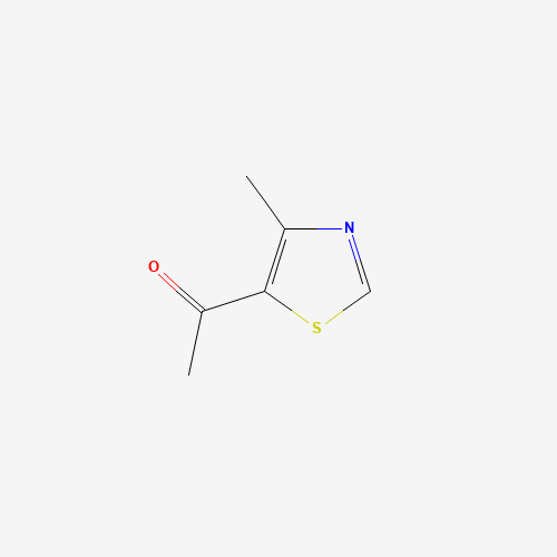 4-METHYL-5-ACETYL THIAZOLE (CAS: 38205-55-9) - Chemical Structure and Molecular Formula 