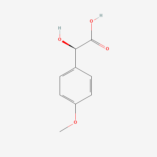 (R)-4-METHOXYMANDELIC ACID (CAS: 20714-89-0) - Chemical Structure and Molecular Formula 
