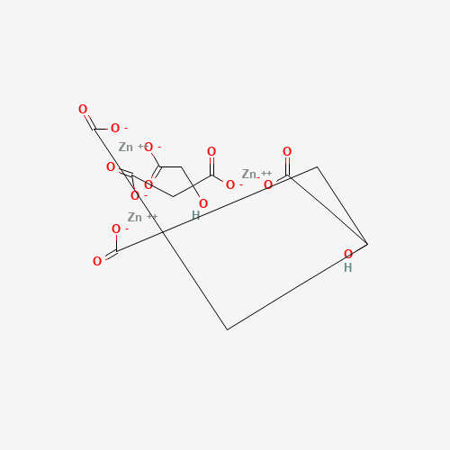 Zinc citrate (CAS: 546-46-3) - Chemical Structure and Molecular Formula 