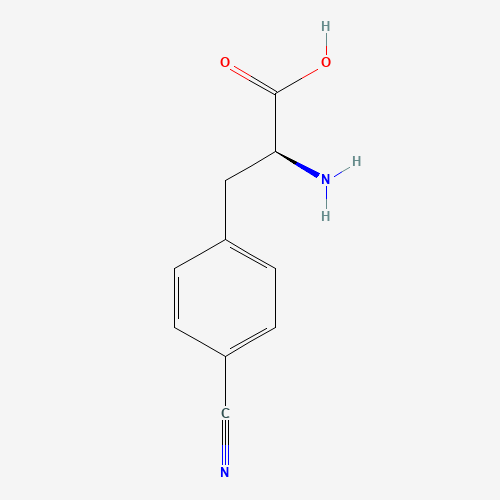 L-4-Cyanophenylalanine chemical structure L-4-Cyanophenylalanine (CAS: 167479-78-9) - Chemical Structure and Molecular Formula