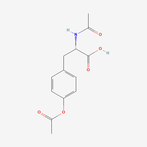 AC-TYR(AC)-OH (CAS: 17355-23-6) - Chemical Structure and Molecular Formula 