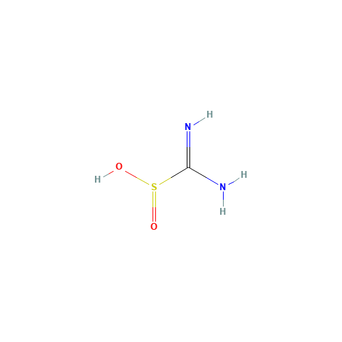THIOUREA DIOXIDE (CAS: 4189-44-0) - Chemical Structure and Molecular Formula 