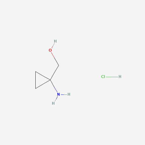 1-Amino-1-(hydroxymethyl)cyclopropane hydrochloride (CAS: 115652-52-3) - Chemical Structure and Molecular Formula 
