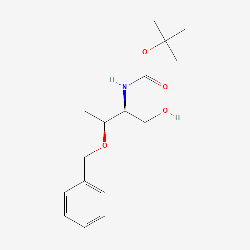 Boc-O-Benzyl-D-threoninol (CAS: 168034-31-9) - Chemical Structure and Molecular Formula 
