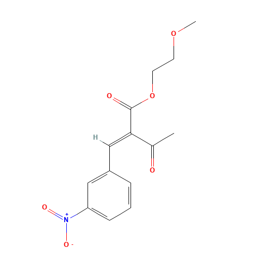 2-Methoxyethyl 2-[(3-nitrophenyl)methylene]acetoacetate (CAS: 39562-22-6) - Related Chemical Product