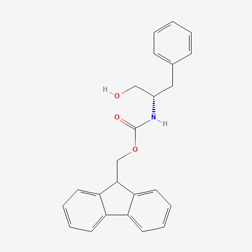 FMOC-PHE-OL (CAS: 129397-83-7) - Chemical Structure and Molecular Formula 
