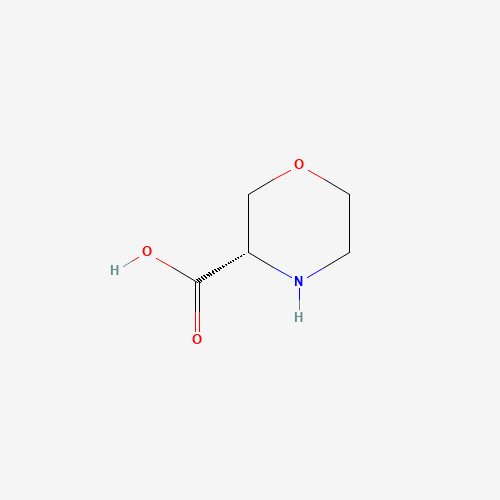 (S)-3-MORPHOLINECARBOXYLIC ACID HCL (CAS: 106825-79-0) - Chemical Structure and Molecular Formula 