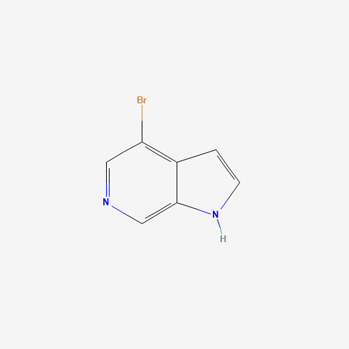 4-bromo-1H-pyrrolo[2,3-c]pyridine (CAS: 69872-17-9) - Chemical Structure and Molecular Formula 