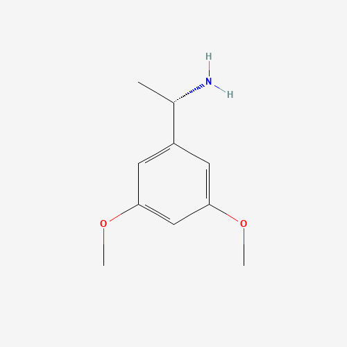 Benzenemethanamine,3,5-dimethoxy-a-methyl-,(S)- (CAS: 781580-43-6) - Chemical Structure and Molecular Formula 