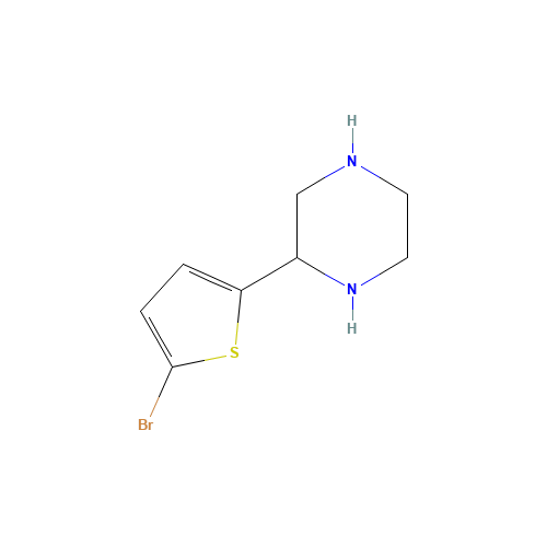 2-(5-BROMOTHIOPHEN-2-YL)PIPERAZINE (CAS: 111760-29-3) - Related Chemical Product