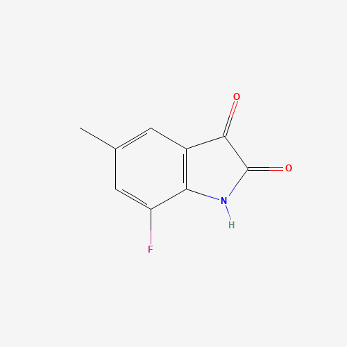 7-Fluoro-5-Methyl Isatin (CAS: 442910-92-1) - Chemical Structure and Molecular Formula 