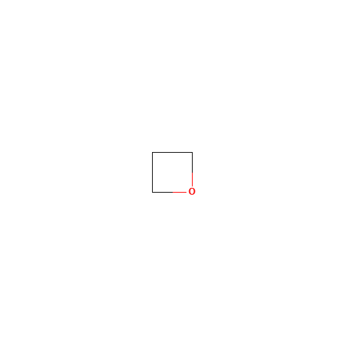TRIMETHYLENE OXIDE (CAS: 503-30-0) - Chemical Structure and Molecular Formula 