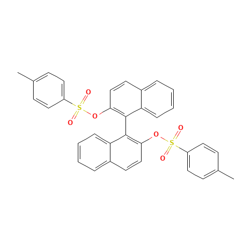 (R)-(-)-2,2'-Bis(p-toluenesulfonyloxy)-1,1'-binaphthalene (CAS: 137568-37-7) - Related Chemical Product