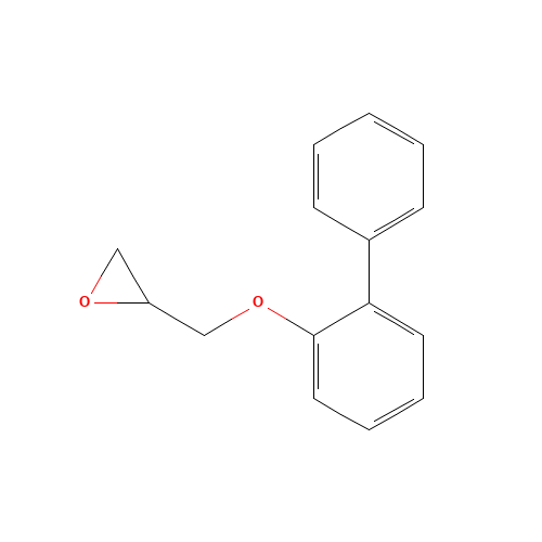 2-BIPHENYLYL GLYCIDYL ETHER (CAS: 7144-65-2) - Chemical Structure and Molecular Formula 