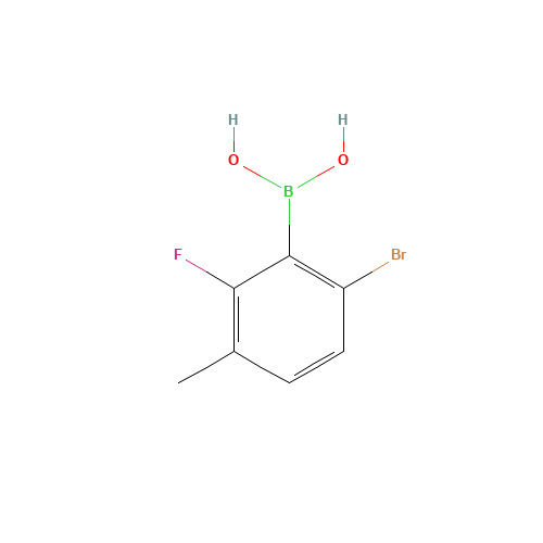 6-Bromo-2-fluoro-3-methylphenylboronic acid (CAS: 957061-15-3) - Related Chemical Product