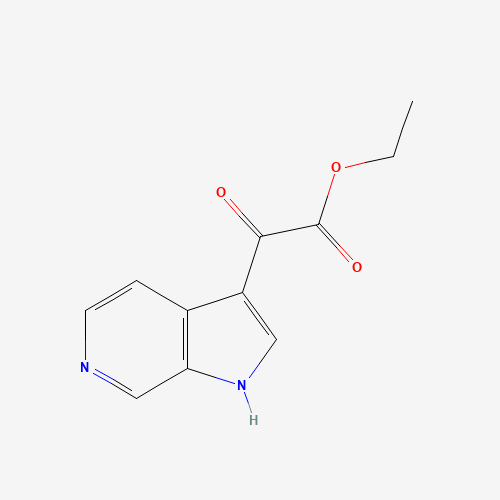 ethyl 2-oxo-2-(1H-pyrrolo[2,3-c]pyridin-3-yl)acetate (CAS: 890050-71-2) - Chemical Structure and Molecular Formula 