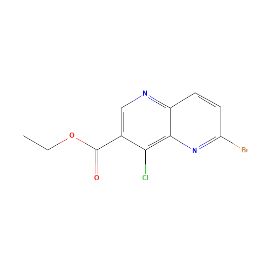 Ethyl 6-bromo-4-chloro-1,5-naphthyridine-3-carboxylate (CAS: 1083181-13-8) - Related Chemical Product
