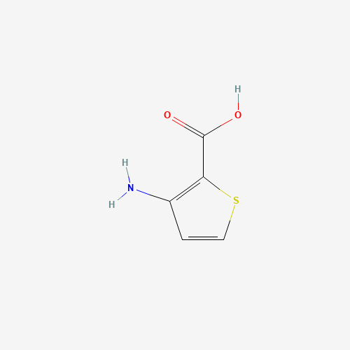 3-Aminothiophene-2-carboxylic acid (CAS: 55341-87-2) - Chemical Structure and Molecular Formula 