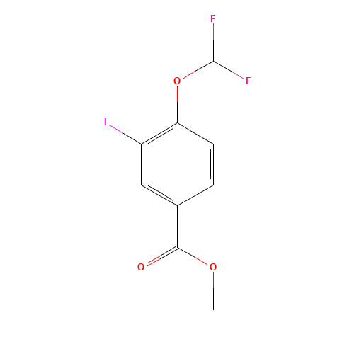methyl 4-(difluoromethoxy)-3-iodobenzoate (CAS: 1131614-23-7) - Related Chemical Product