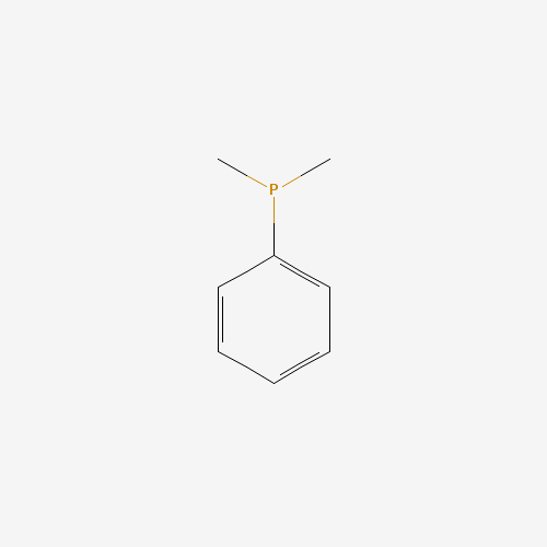 DIMETHYLPHENYLPHOSPHINE (CAS: 672-66-2) - Chemical Structure and Molecular Formula 