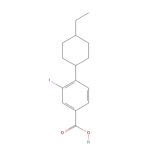 4-(4-ethylcyclohexyl)-3-iodobenzoic acid (CAS: 1131614-80-6) - Related Chemical Product