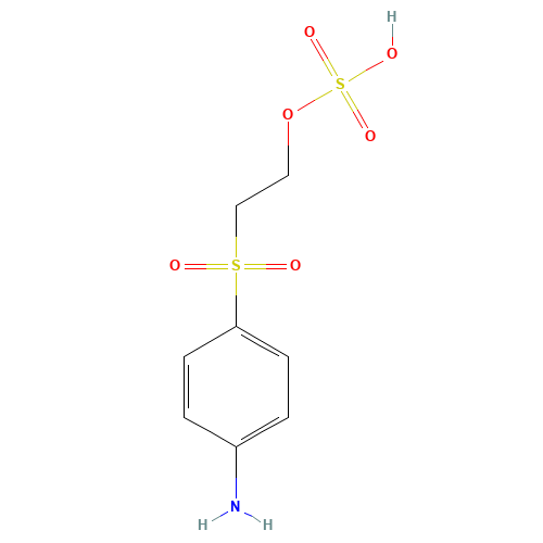 2-[(4-Aminophenyl)sulfonyl]ethyl hydrogen sulfate (CAS: 2494-89-5) - Related Chemical Product