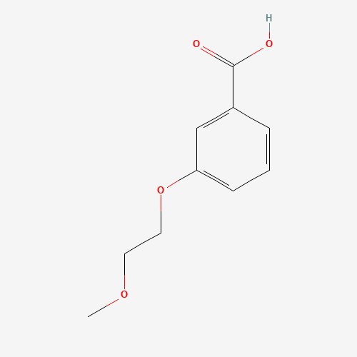 3-(2-methoxyethoxy)benzoic acid (CAS: 152808-60-1) - Chemical Structure and Molecular Formula 