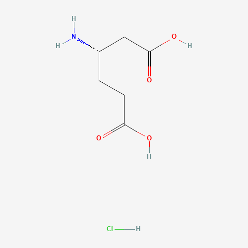 L-beta-Homoglutamic acid hydrochloride (CAS: 61884-74-0) - Chemical Structure and Molecular Formula 