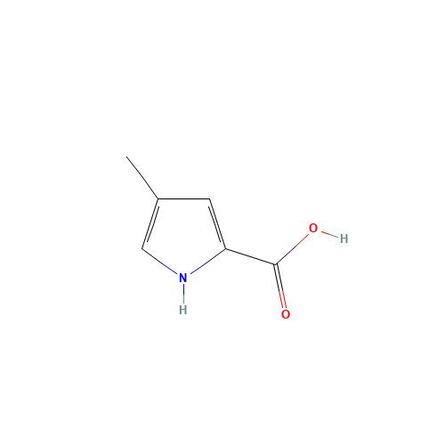 4-Methylpyrrole-2-carboxylic acid (CAS: 18711-59-6) - Chemical Structure and Molecular Formula 