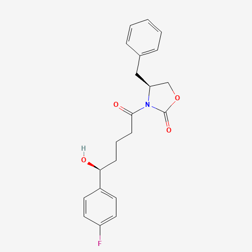 2-Oxazolidinone,3-[(5S)-5-(4-fluorophenyl)-5-hydroxy-1-oxopentyl]-4-(phenylmethyl)-,(4S)- (CAS: 852148-49-3) - Related Chemical Product