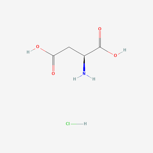 L-Aspartic acid hydrochloride (CAS: 17585-59-0) - Chemical Structure and Molecular Formula 