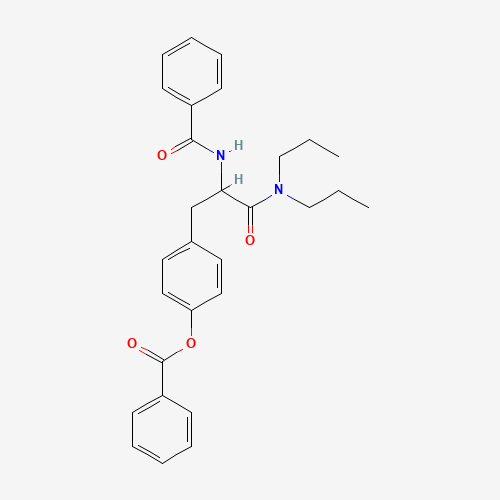 alpha-(Benzoylamino)-4-(benzoyloxy)-N,N-dipropylbenzenepropanamide (CAS: 57227-08-4) - Related Chemical Product