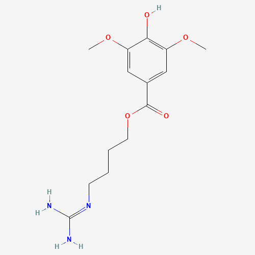Leonurine hydrochloride (CAS: 24697-74-3) - Chemical Structure and Molecular Formula 