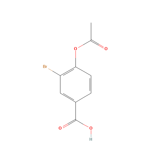 4-acetoxy-3-bromobenzoic acid (CAS: 72415-57-7) - Related Chemical Product