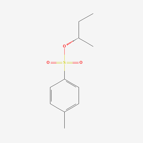 (S)-(+)-1-METHYLPROPYL 4-METHYLBENZENESULFONATE (CAS: 50896-54-3) - Chemical Structure and Molecular Formula 