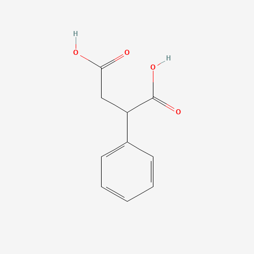 PHENYLSUCCINIC ACID (CAS: 10424-29-0) - Chemical Structure and Molecular Formula 