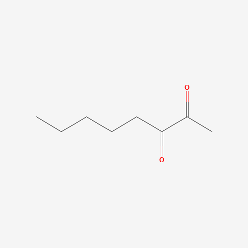 2,3 OCTANEDIONE (CAS: 585-25-1) - Chemical Structure and Molecular Formula 