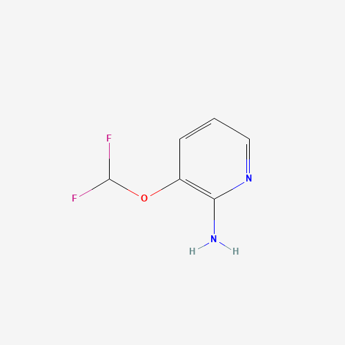 3-(difluoromethoxy)pyridin-2-amine (CAS: 947249-14-1) - Chemical Structure and Molecular Formula 