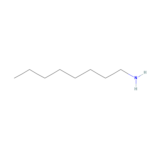 Octylamine (CAS: 111-86-4) - Chemical Structure and Molecular Formula 