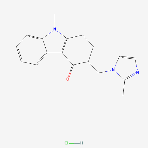 ONDANSETRON HYDROCHLORIDE (CAS: 99614-01-4) - Chemical Structure and Molecular Formula 