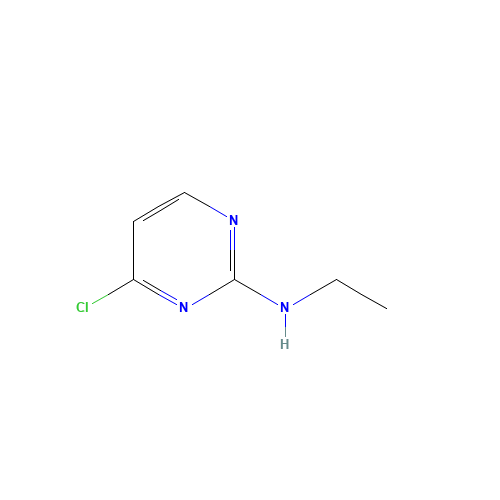 4-chloro-N-ethylpyrimidin-2-amine (CAS: 86575-65-7) - Chemical Structure and Molecular Formula 