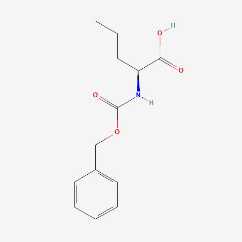 Z-NVA-OH (CAS: 21691-44-1) - Chemical Structure and Molecular Formula 